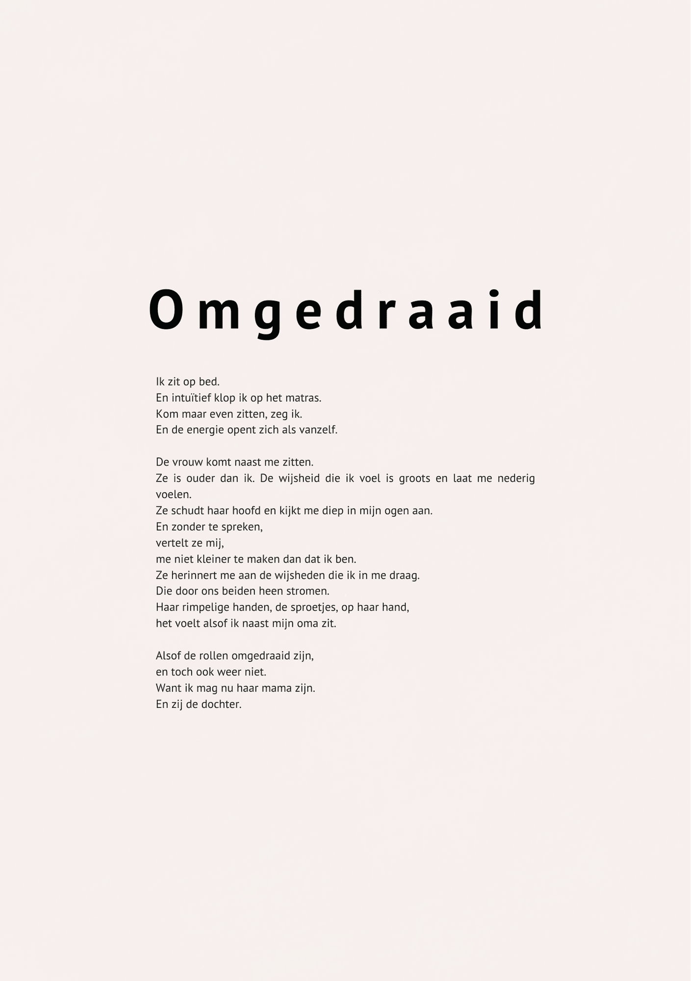 Mama van Zoveel; een eerste bundeling